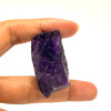 Natural Amethyst Africa Rough 111.5 Carat Uncut Raw Gemstone Africa Mines 33x21mm Rock February Birthstone Balancing Intuitive Energy