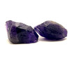 Natural Amethyst Africa Rough 380 Carats 2 Pcs Uncut Raw Gemstone Africa Mines Rock February Birthstone Spiritual Protection