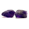 Natural Amethyst Africa Rough 167 Carats 2 Pcs Uncut Raw Gemstone Africa Mines Rock February Birthstone Calmness Enhancer