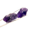 Natural Amethyst Africa Rough 167 Carats 2 Pcs Uncut Raw Gemstone Africa Mines Rock February Birthstone Calmness Enhancer