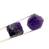 Natural Amethyst Africa Rough 146 Carats 2 Pcs Uncut Raw Gemstone Africa Mines Rock February Birthstone Strengthening Spiritual Calm