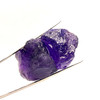 Natural Amethyst Africa Rough 210 Carats 2 Pcs Uncut Raw Gemstone Africa Mines 30x2mm Rock February Birthstone Light Energy Boost
