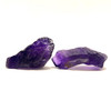 Natural Amethyst Africa Rough 171 Carats 2 Pcs Uncut Raw Gemstone Africa Mines Rock February Birthstone Strengthening Calm Focus