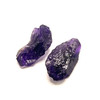 Natural Amethyst Africa Rough 171 Carats 2 Pcs Uncut Raw Gemstone Africa Mines Rock February Birthstone Strengthening Calm Focus