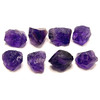 Natural Amethyst Africa Rough 172 Carats 8 Pcs Uncut Raw Gemstone Africa Mines Rock February Birthstone Elevating Meditation Practice