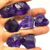 Natural Amethyst Africa Rough 332.5 Carats 7 Pcs Uncut Raw Gemstone Africa Mines Rock February Birthstone Soothing Aura