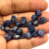 Natural Blue Sapphire Uncut Rough 22 Pcs 70.63 Carats Madagascar Mines Super High Grade Duke Blue Color Earth Mined Raw September Gemstone