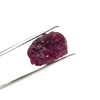 Natural Ruby Uncut Rough 28.88 Carats Tanzania Mines 21x14mm Super High Grade Pigeon Blood Color Earth Mined Raw July Gemstone