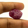 Natural Ruby Uncut Rough 39.9 Carats Tanzania Mines 22x16mm Super High Grade Burgundy Color Earth Mined Raw July Gemstone