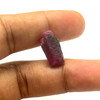 Natural Ruby Uncut Rough 8.33 Carats Tanzania Mines 16x8mm Super High Grade Burgundy Color Earth Mined Raw July Gemstone