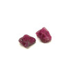Natural Ruby Uncut Rough 2 Pcs 11.62 Carats Tanzania Mines Super High Grade Burgundy Color Earth Mined Raw July Birthstone Gemstone
