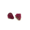 Natural Ruby Uncut Rough 2 Pcs 11.62 Carats Tanzania Mines Super High Grade Burgundy Color Earth Mined Raw July Birthstone Gemstone