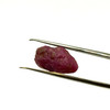 Natural Ruby Uncut Rough 12.96 Carats Tanzania Mines 17.5x10mm Super High Grade Burgundy Color Earth Mined Raw July Gemstone