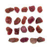 Natural Ruby Uncut Rough 19 Pcs 45.77 Carats Tanzania Mines Super High Grade Burgundy Color Earth Mined Raw July Birthstone Gemstone