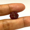 Natural Ruby Uncut Rough 8.7 Carats Tanzania Mines 12x9mm Super High Grade Pigeon Blood Color Earth Mined Raw July Gemstone