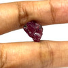 Natural Ruby Uncut Rough 7.41 Carats Tanzania Mines 12x10mm Super High Grade Pigeon Blood Color Earth Mined Raw July Gemstone