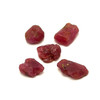 Natural Ruby Uncut Rough 5 Pcs 23.76 Carats Tanzania Mines Super High Grade Burgundy Color Earth Mined Raw July Birthstone Gemstone