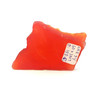 Natural Carnelian Rough 188.65 Carats Slice for Meditation Healing Uncut Gemstone 60x38mm Raw Rock Spiritual Jewelry Making