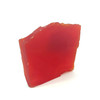Natural Carnelian Rough 121.29 Carats Slice for Meditation Healing Uncut Gemstone 42x33mm Raw Rock Spiritual Jewelry Making