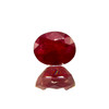 Natural Ruby | Oval Facet Cut VS Clarity 7.4x6mm Scarlet Color | Loose Precious Gemstone