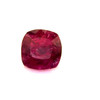 Natural Ruby | Cushion Facet Cut SI2 Clarity 5.3x5.3mm Scarlet Color | Loose Precious Gemstone
