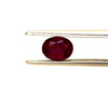 Natural Ruby | Oval Facet Cut SI2 Clarity 6.28x5mm Pigeon Blood Color | Loose Precious Gemstone