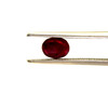 Natural Ruby | Oval Facet Cut SI2 Clarity 6.28x5mm Pigeon Blood Color | Loose Precious Gemstone