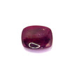 Natural Ruby | Cushion Cabochon  Clarity 8.06x7mm Scarlet Color | Loose Precious Gemstone