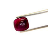 Natural Ruby | Cushion Cabochon  Clarity 8.06x7mm Scarlet Color | Loose Precious Gemstone