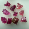 Natural Rubellite Earth mined 12.62 Cts Uncut rough 10 PC Magenta Pink - Deep Raspberry Color 9-8L/6-4W mm VVS Clarity Rough Gemstone