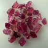 Natural Rubellite Earth mined 34.4 Cts Uncut rough 30 PC Magenta Pink - Deep Raspberry Color 9-8L/6-4W mm VVS Clarity Rough Gemstone