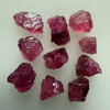 Natural Rubellite Earth mined 17.99 Cts Uncut rough 10 PC Magenta Pink - Deep Raspberry Color 9-8L/6-4W mm VVS Clarity Rough Gemstone