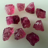 Natural Rubellite Earth mined 17.99 Cts Uncut rough 10 PC Magenta Pink - Deep Raspberry Color 9-8L/6-4W mm VVS Clarity Rough Gemstone