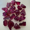 Natural Rubellite Earth mined 29.75 Cts Uncut rough 20 PC Deep Raspberry Color 10-8L/6-6W mm VVS Clarity Rough Gemstone