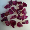 Natural Rubellite Earth mined 29.75 Cts Uncut rough 20 PC Deep Raspberry Color 10-8L/6-6W mm VVS Clarity Rough Gemstone