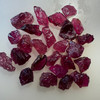 Natural Rubellite Earth mined 39.75 Cts Uncut rough 25 PC Deep Raspberry Color 10-8L/6-6W mm VVS Clarity Rough Gemstone