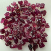 Natural Rubellite Earth mined 62.16 Cts Uncut rough 82 PC Deep Raspberry Color 6-3L/4-2W mm VVS Clarity Rough Gemstone