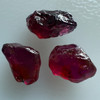 Natural Rubellite Earth mined 11.99 Cts Uncut rough 3 PC Deep Raspberry Color 13-10L/9-6W mm VVS Clarity Rough Gemstone