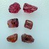 Natural Rubellite Earth mined 19.29 Cts Uncut rough 6 PC Deep Raspberry Color 10-8L/7-5W mm VVS Clarity Rough Gemstone