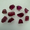 Natural Rubellite Earth mined 25.91 Cts Uncut rough 10 PC Deep Raspberry Color 11-7L/6-6W mm VVS Clarity Rough Gemstone