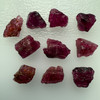 Natural Rubellite Earth mined 30.56 Cts Uncut rough 10 PC Deep Raspberry Color 11-8L/6-5W mm VVS Clarity Rough Gemstone