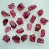 Natural Rubellite Earth mined 60.72 Cts Uncut rough 22 PC Rose Pink Color 9-8L/7-6 mm VVS Clarity Rough Gemstone