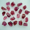 Natural Rubellite Earth mined 60.72 Cts Uncut rough 22 PC Rose Pink Color 9-8L/7-6 mm VVS Clarity Rough Gemstone