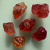 Natural Rubellite Earth mined 43.2 Cts Uncut rough 6 PC Peach Pink Color 15-12L/9-9W mm VVS Clarity Rough Gemstone