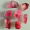 Natural Rubellite Earth mined 33.63 Cts Uncut rough 7 PC Rose Pink Color 12-8L/8-7W mm VVS Clarity Rough Gemstone