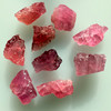 Natural Rubellite Earth mined 50.44 Cts Uncut rough 9 PC Rose Pink Color 14-12L/9-8W mm VVS Clarity Rough Gemstone
