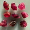 Natural Rubellite Earth mined 52.67 Cts Uncut rough 9 PC Hot Pink Color 12-10L/9-7W mm VVS Clarity Rough Gemstone