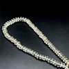 Crystal Rondelle 8mm Faceted Drilled Beads | Master Healer Crystal | VS Clarity 12 Inch Loose Bead Strand Jewelry Making