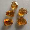 Natural Citrine Rough Uncut Gemstone 89.4 Carats 5 Pcs Golden Yellow Color VVS Clarity | Lapidary & Jewelry Making