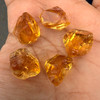 Natural Citrine Rough Uncut Gemstone 89.4 Carats 5 Pcs Golden Yellow Color VVS Clarity | Lapidary & Jewelry Making